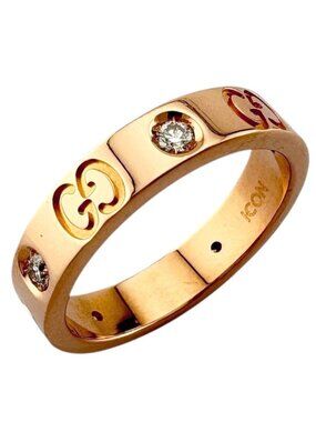 Gucci Icon Diamond Ring 18k Gold